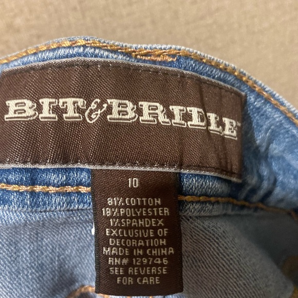 Bit & Bridle Jean shorts - Picture 4 of 4